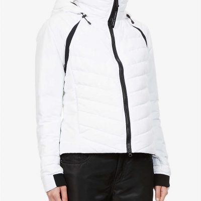 Hybridge Base padded shell-down jacket