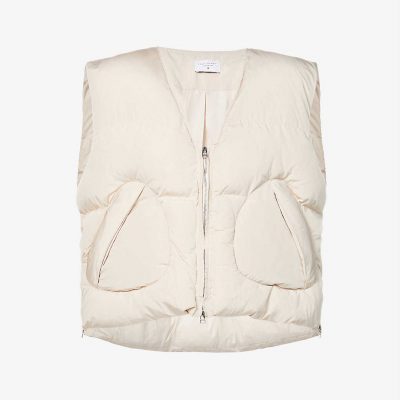 COLD LAUNDRY Padded V-neck shell gilet