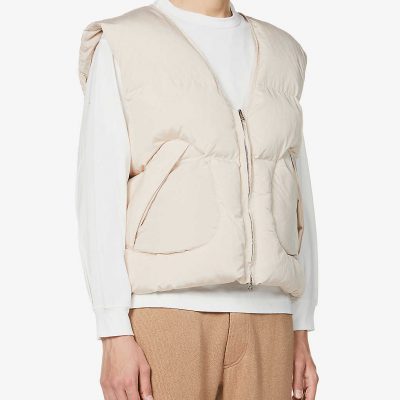 COLD LAUNDRY Padded V-neck shell gilet