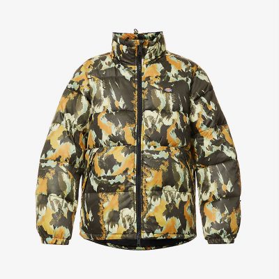Crafted Camo camouflage-print padded shell jacket