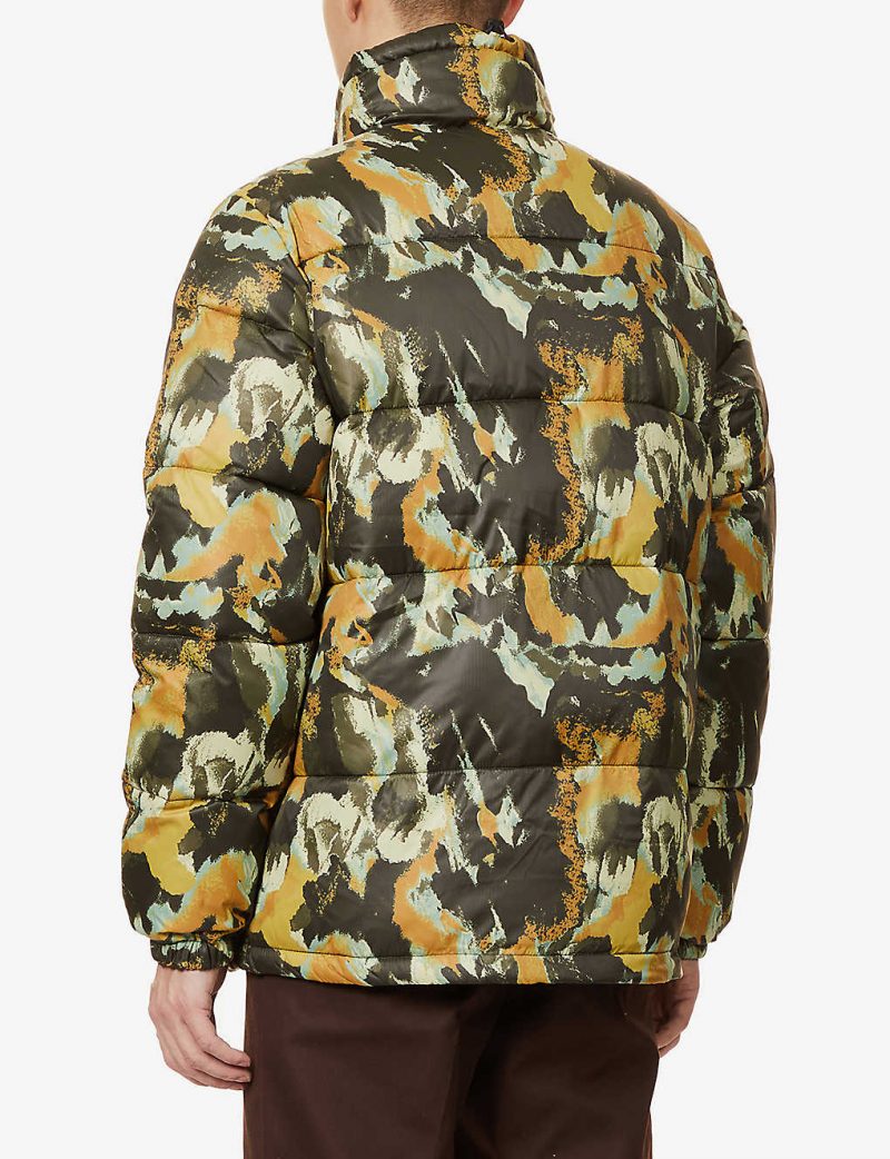 Crafted Camo camouflage-print padded shell jacket