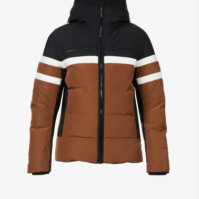 Abelban colour-blocked stretch-shell jacket