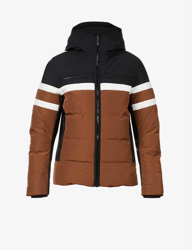 Abelban colour-blocked stretch-shell jacket