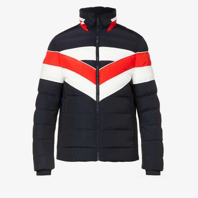 Fernand graphic-stripe shell jacket