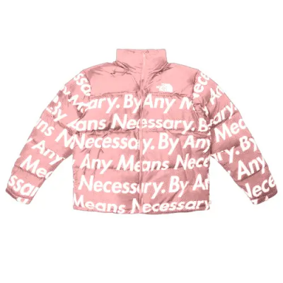 Goku Drip Pink Puffer Jacket