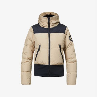 Boulder high-neck recycled-polyester down jacket