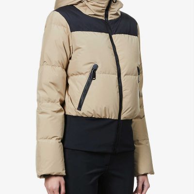 Boulder high-neck recycled-polyester down jacket