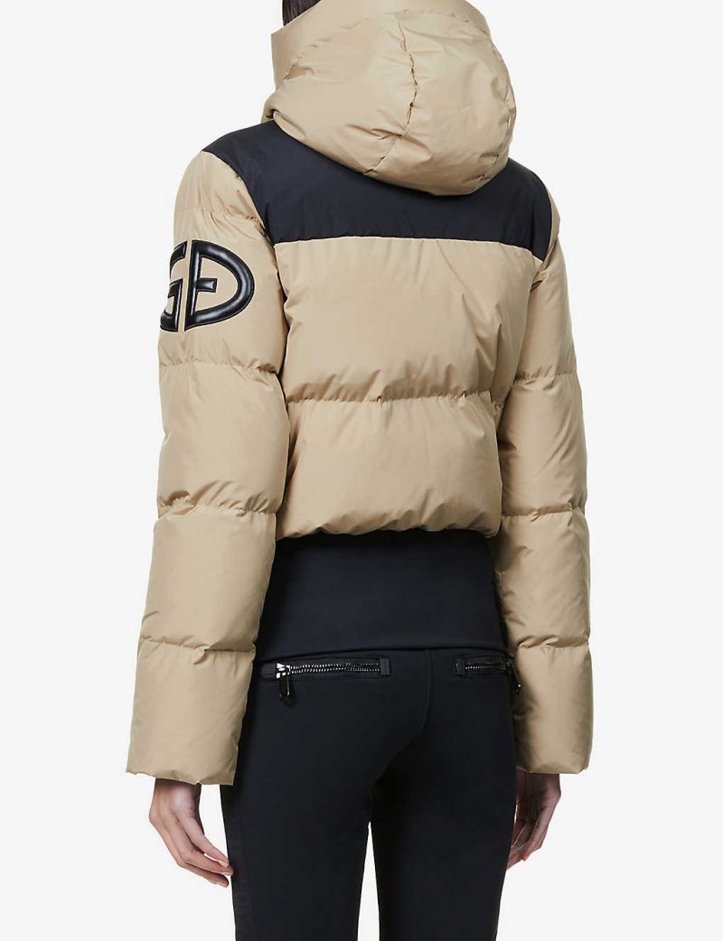 Boulder high-neck recycled-polyester down jacket