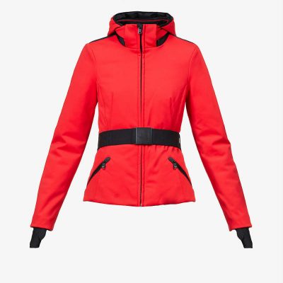 GOLDBERGH Hida hooded stretch-crepe jacket