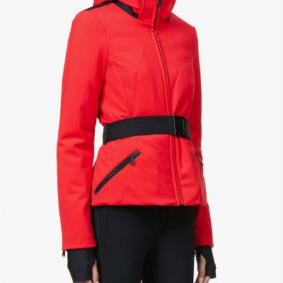 GOLDBERGH Hida hooded stretch-crepe jacket