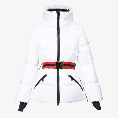 Snowmass belted shell-down jacket