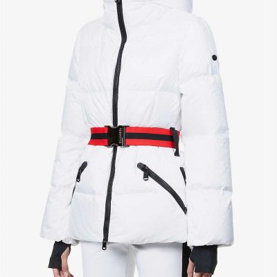 Snowmass belted shell-down jacket