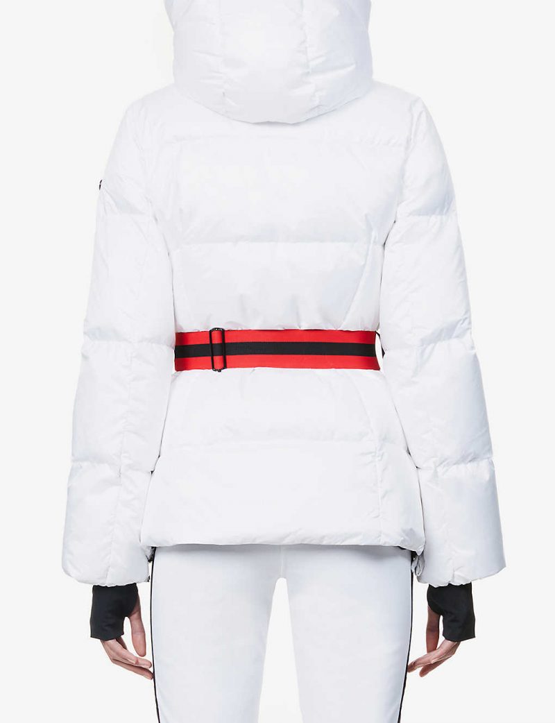Snowmass belted shell-down jacket