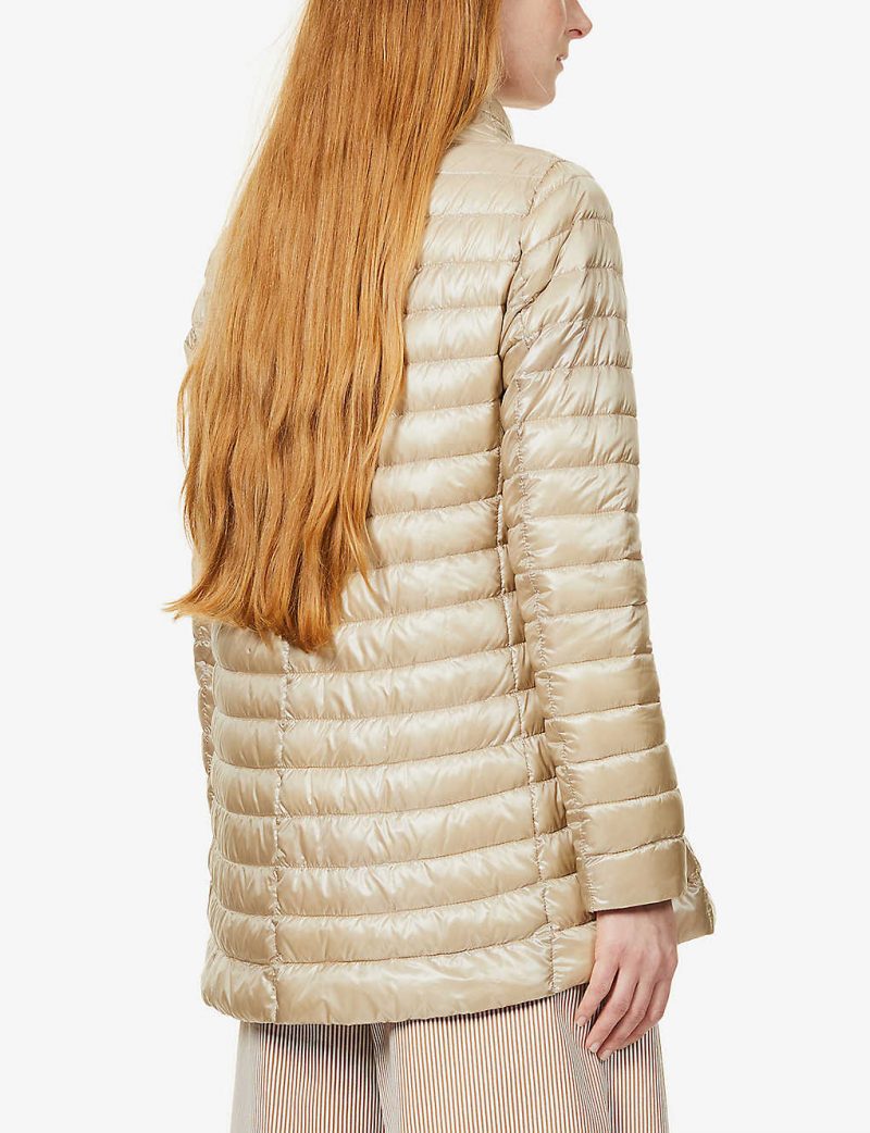 A-Shape reversible shell-down jacket