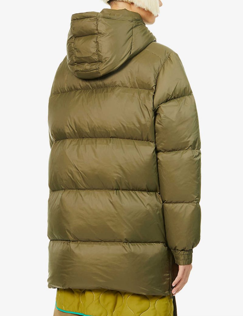 Sol quilted recycled-nylon and down hooded jacket