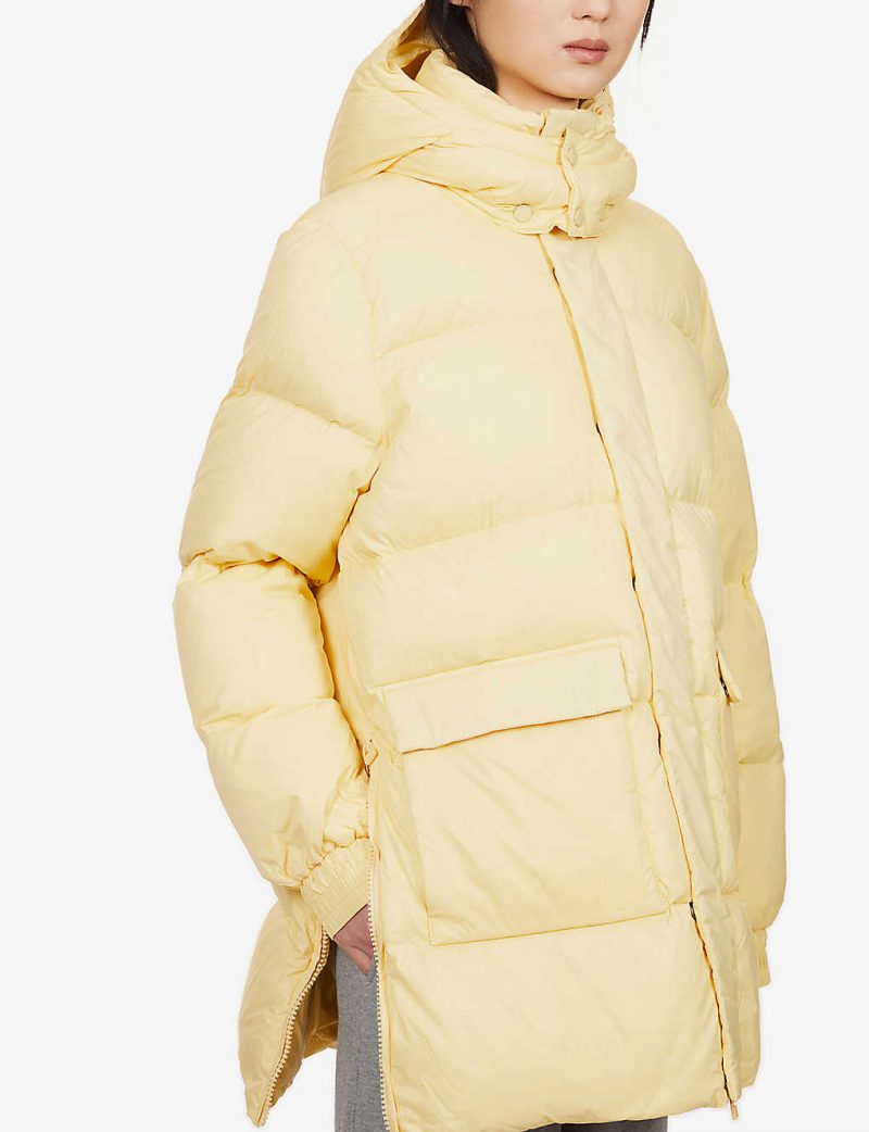 Sol quilted recycled-nylon and down hooded jacket