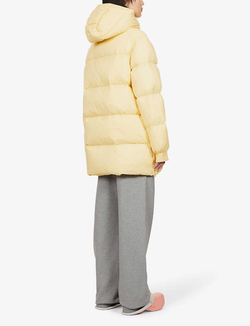 Sol quilted recycled-nylon and down hooded jacket