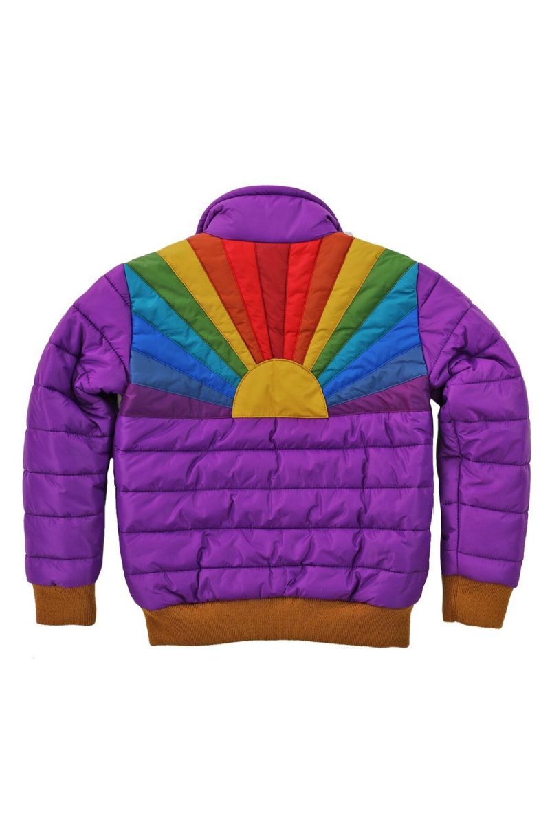 Kid’s Sunburst Purple Magic Puffer Jacket