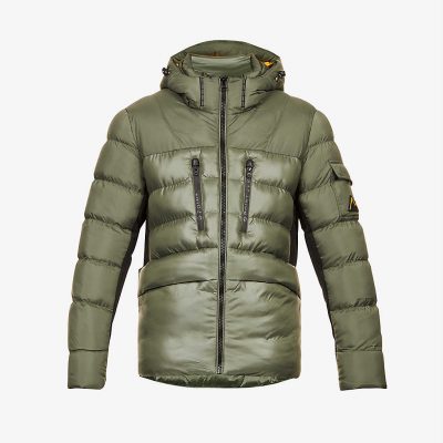 MAURICE BENISTI Quilted shell-down jacket