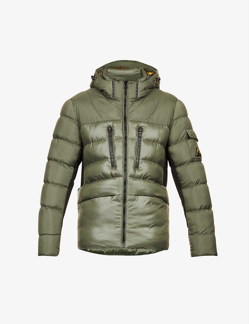 MAURICE BENISTI Quilted shell-down jacket