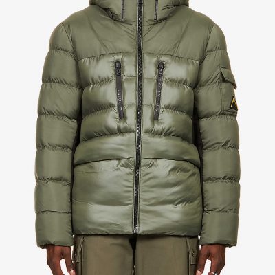 MAURICE BENISTI Quilted shell-down jacket