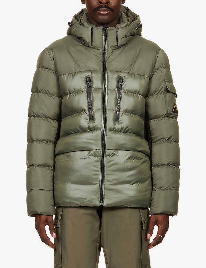 MAURICE BENISTI Quilted shell-down jacket