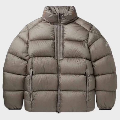 Mens Grey Puffer Jacket