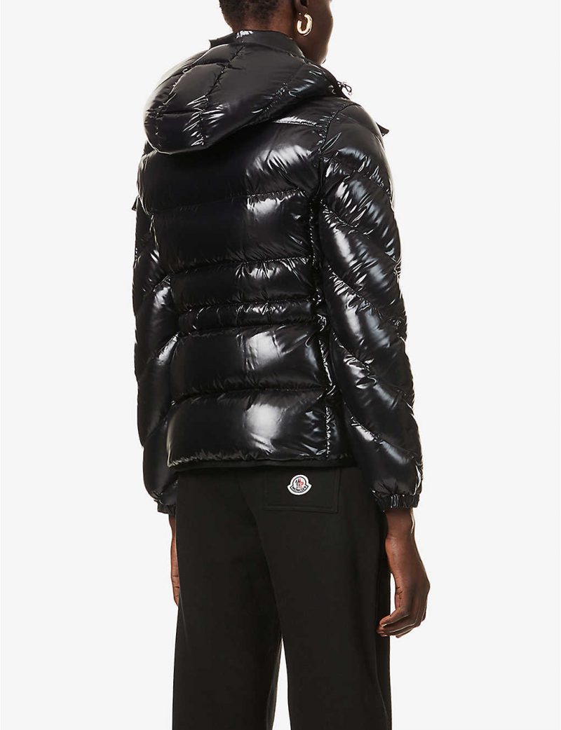 Brouel hooded padded shell-down coat