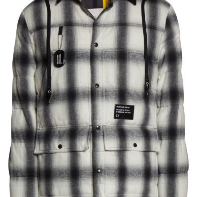 7 Moncler FRGMT Hiroshi Fujiwara Morany Down Cotton Flannel Jacket