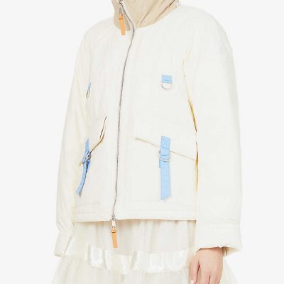 Moncler Genius x 2 Moncler 1952 Woman Reisa high-neck shell-down jacket