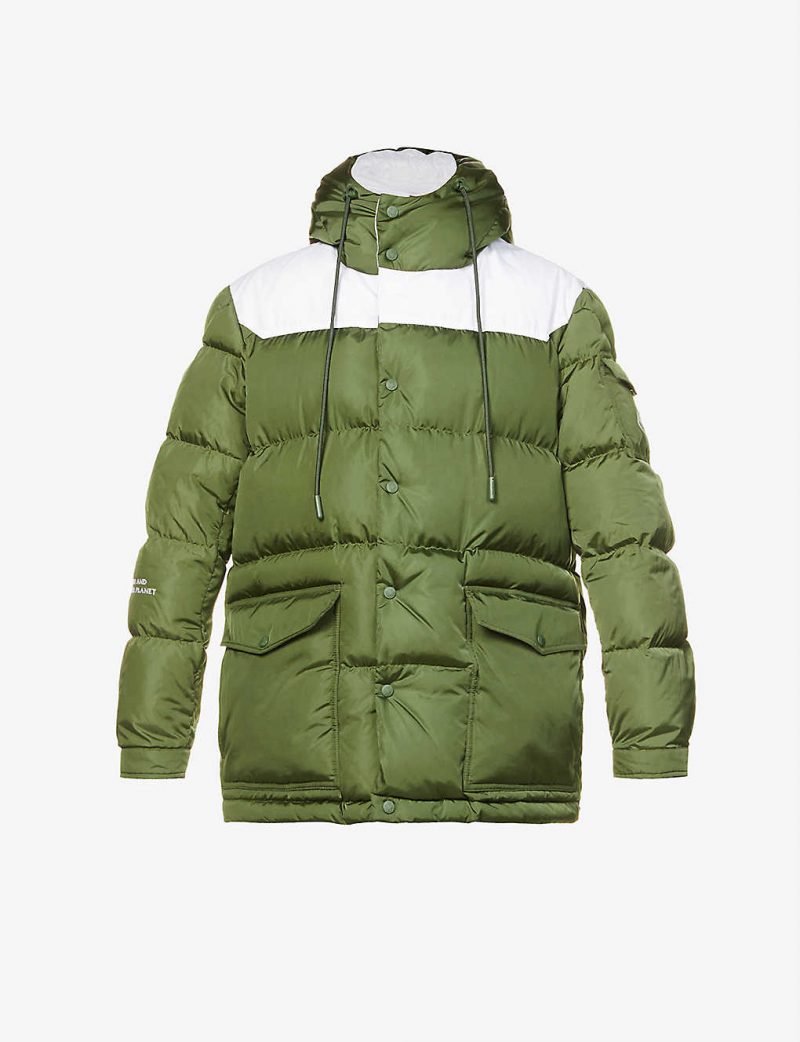 Junzo Giubbotto quilted shell-down hooded puffer jacket