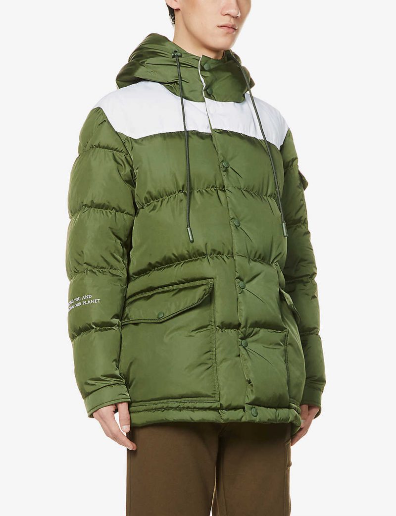 Junzo Giubbotto quilted shell-down hooded puffer jacket