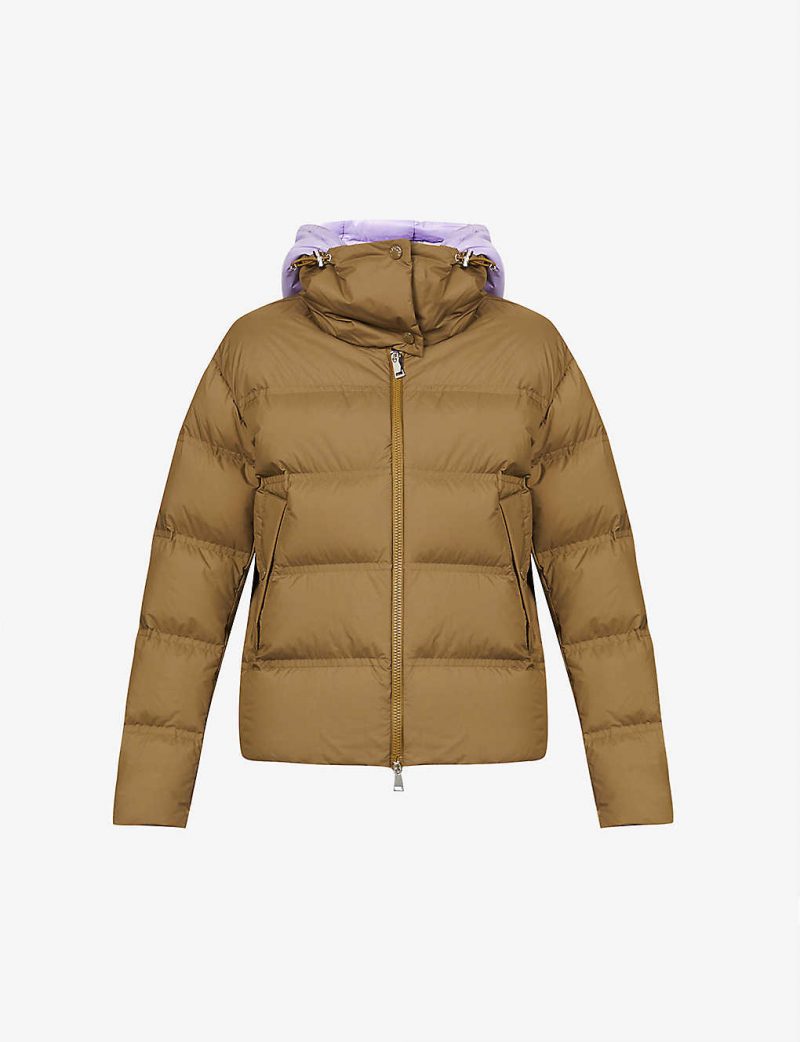 Loctudy down-filled shell hooded puffer jacket