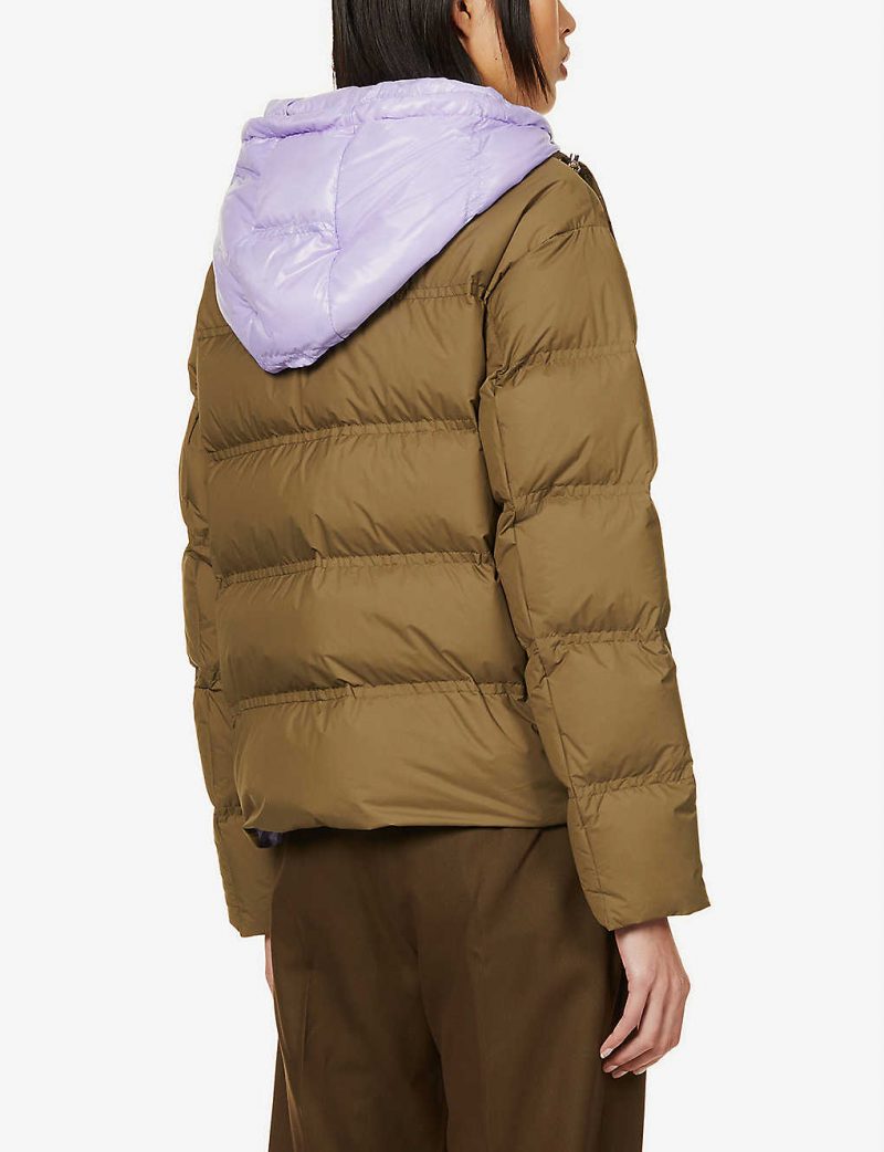 Loctudy down-filled shell hooded puffer jacket
