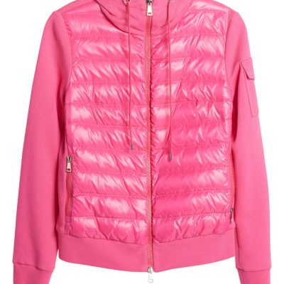 Quilted Down & Knit Cardigan MONCLER