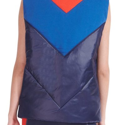 x STAUD Mixed Media Puffer Vest NEW BALANCE