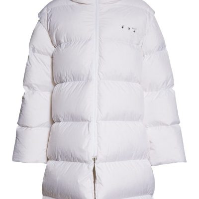 OFF-WHITE Logo Long Down Puffer Coat, Main, color, WHITE BLACK OFF-WHITE Logo Long Down Puffer Coat, Main, color, WHITE BLACK OFF-WHITE Logo Long Down Puffer Coat, Main, color, WHITE BLACK OFF-WHITE Logo Long Down Puffer Coat, Main, color, WHITE BLACK OFF-WHITE Logo Long Down Puffer Coat, Main, color, WHITE BLACK OFF-WHITE Logo Long Down Puffer Coat, Main, color, WHITE BLACK OFF-WHITE Logo Long Down Puffer Coat, Main, color, WHITE BLACK OFF-WHITE Logo Long Down Puffer Coat, Main, color, WHITE BLACK Show less SIZE INFO True to size. DETAILS & CARE Off-White's sinking-figure logo brands the chest of this channel-quilted down puffer coat with a stand collar and drawcord hem to help block out the cold. Paper clip-style zipper pulls lend a touch of utility panache to the look. Two-way front-zip closure Stand collar Drawcord-toggle hem Lined, with down fill 100% polyamide Machine wash, dry flat Imported Men's Designer Clothing Black Owned and Founded Item #6583097 Free Shipping & Returns See more Have Questions? Chat with us or call 1.877.543.7463 GIFT OPTIONS Choose your gift options at Checkout. Some items may not be eligible for all gift options. Free Pickup Printed gift message (free) DIY Nordstrom gift box (free) Nordstrom gift box (free) Signature gift wrap (free) Delivery Email gift message (free) Printed gift message (free) DIY Nordstrom gift box ($3) Nordstrom gift box ($5) Need help finding the perfect gift? We've got you covered. Shop Gifts OFF-WHITE Off-White was founded in Milan in 2012 by American designer Virgil Abloh. The luxury label embraces the now, rooting itself in current culture and youthful sophistication. Each Off-White collection adapts from season to season, with specific (and sometimes differing) visions for women and men. The brand makes all its clothing, shoes and accessories in Milan using the best available materials, with a strong take on fit, fabric and fabrication. Logo Long Down Puffer Coat OFF-WHITE