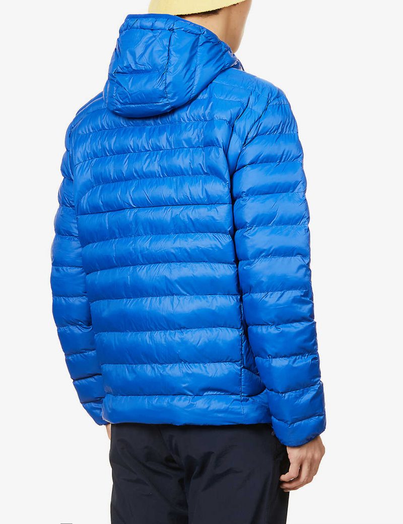 Terra logo-embroidered recycled-nylon hooded puffer jacket
