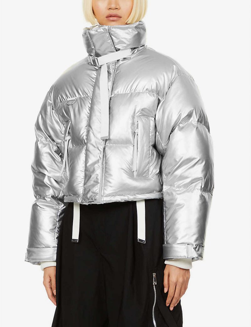 Laurel High Neck Shell Puffer Jacket