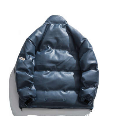 Smiley Patch Puffer Jacket