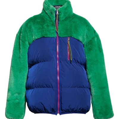 Ace Faux Fur & Nylon Puffer Jacket STELLA MCCARTNEY