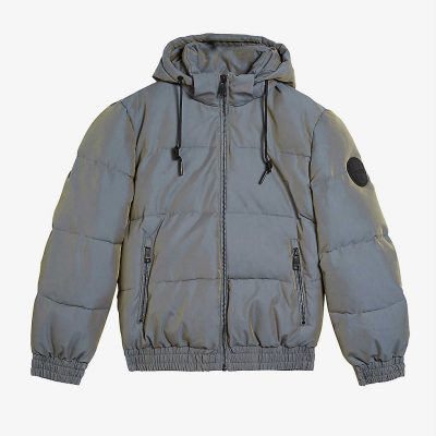 Keava padded cotton-blend hooded jacket