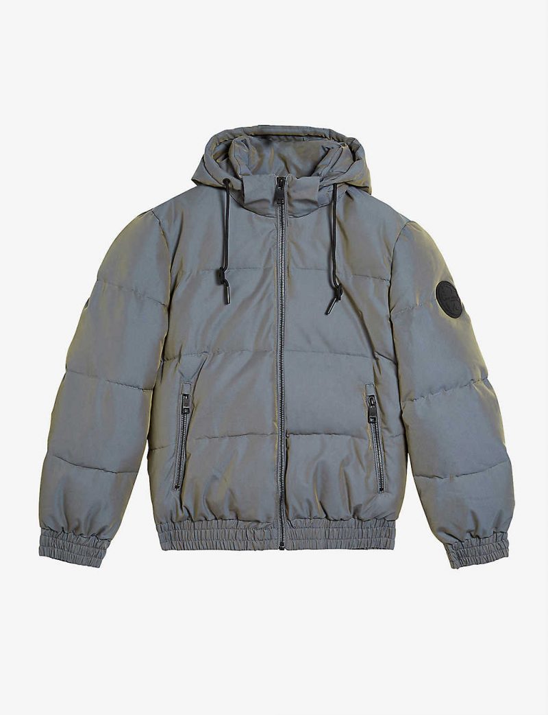 Keava padded cotton-blend hooded jacket