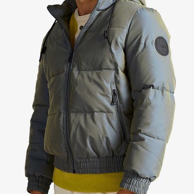Keava padded cotton-blend hooded jacket