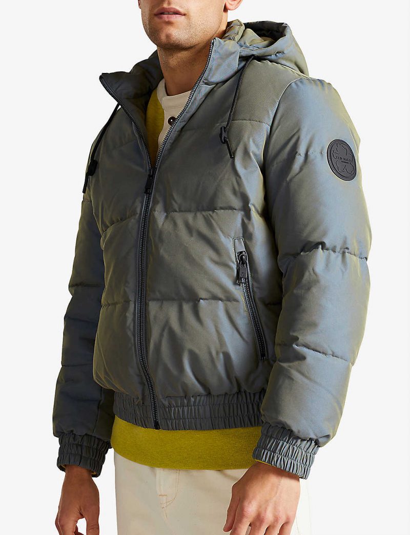 Keava padded cotton-blend hooded jacket