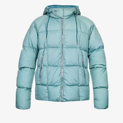 Anorak padded shell-down hooded jacket