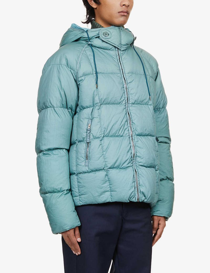 Anorak padded shell-down hooded jacket