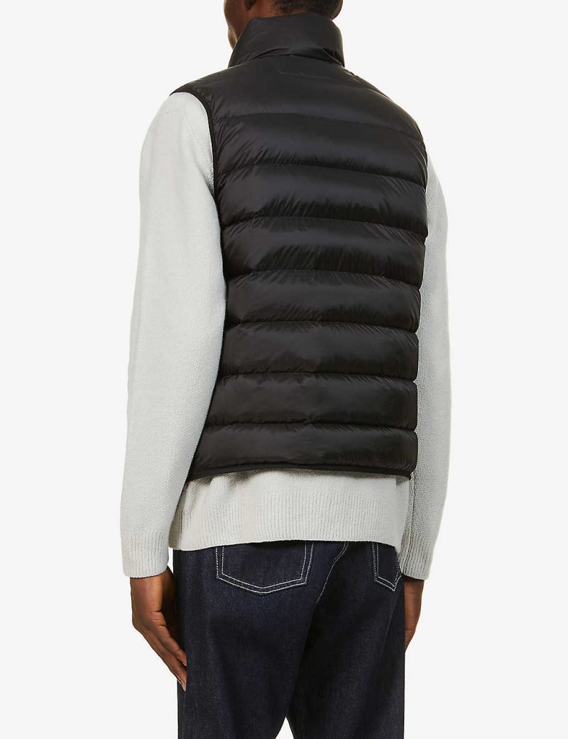 Quilted shell-down vest