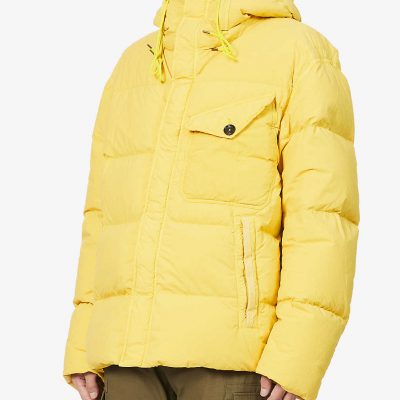 Survival Down hooded shell-down jacket