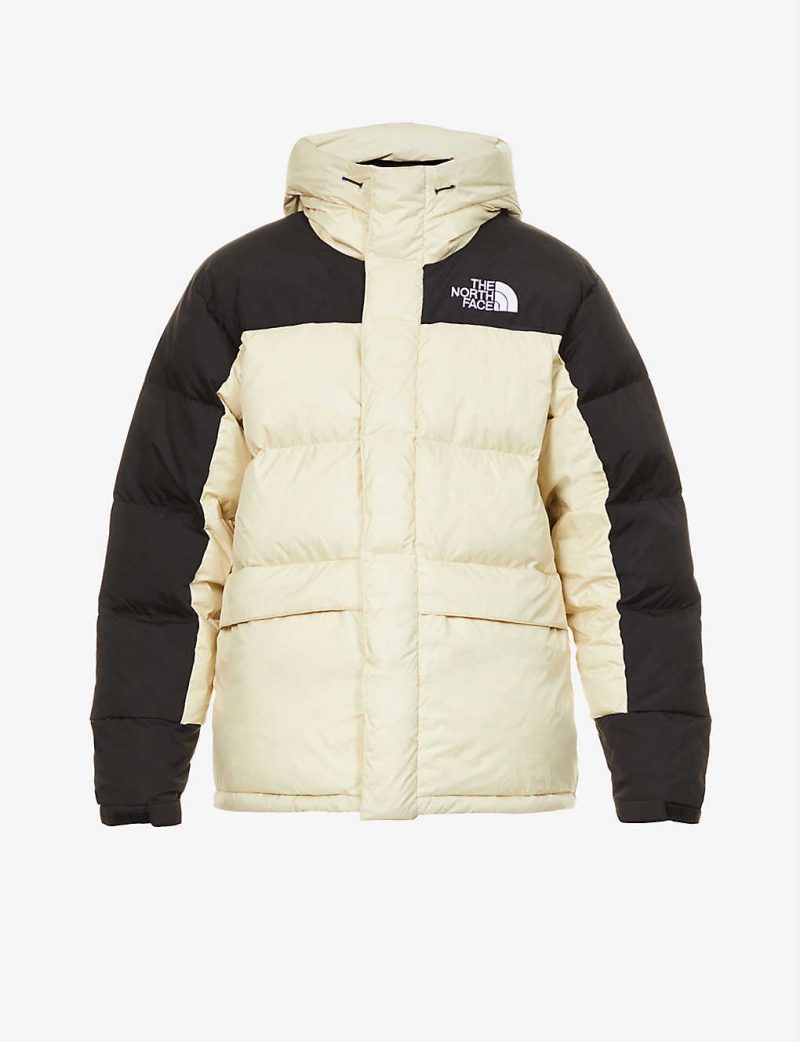 Himalayan padded shell-down hooded puffer jacket